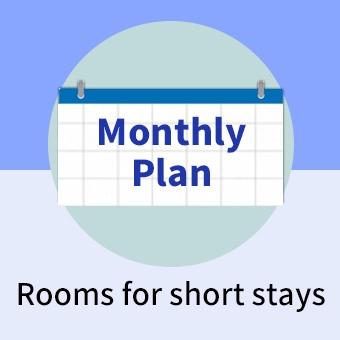 Rooms for short stays