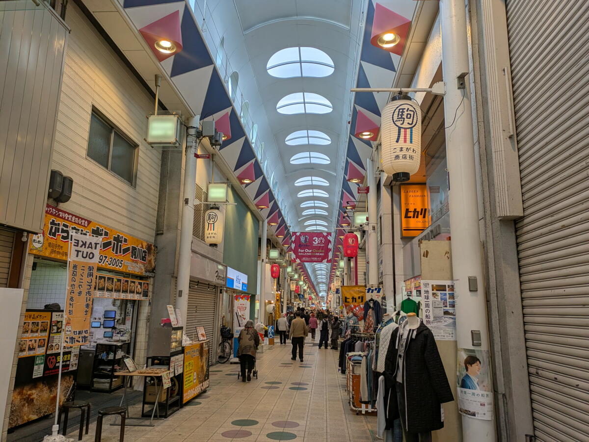 駒川中野駅周辺の買い物環境